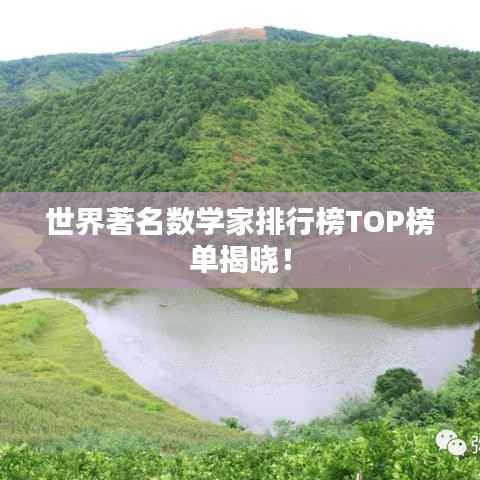 世界著名数学家排行榜TOP榜单揭晓!