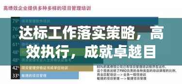 达标工作落实策略，高效执行，成就卓越目标！