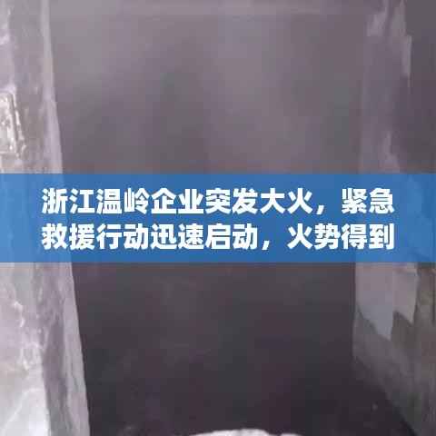浙江温岭企业突发大火,紧急救援行动迅速启动,火势得到有效控制