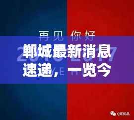 郸城最新消息速递,一览今日要闻