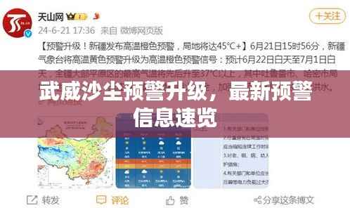 武威沙尘预警升级,最新预警信息速览