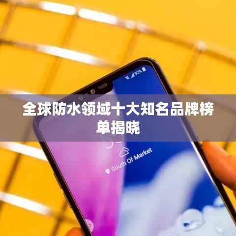 全球防水领域十大知名品牌榜单揭晓