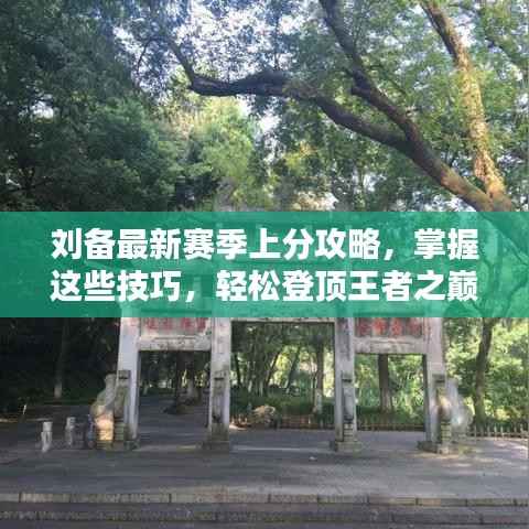 刘备最新赛季上分攻略,掌握这些技巧,轻松登顶王者之巅!