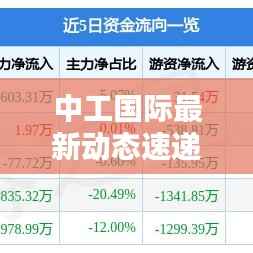 中工国际最新动态速递,今日消息一览无余